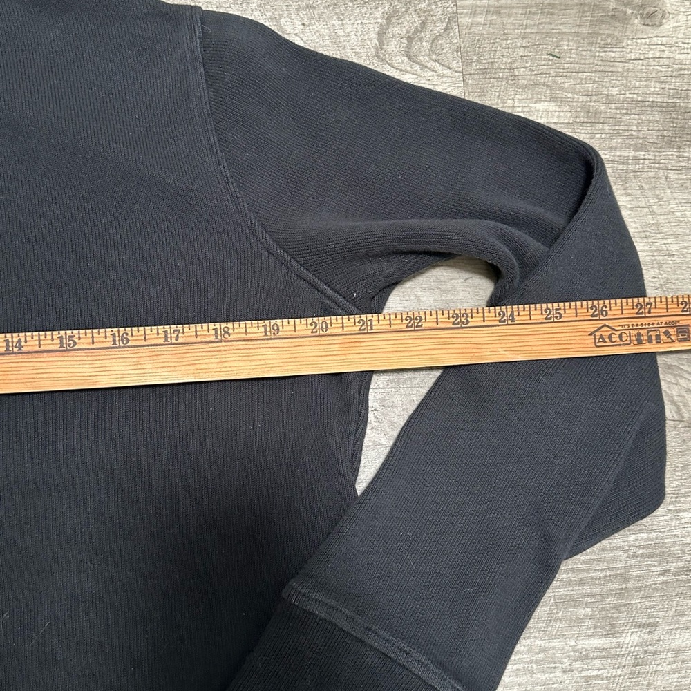 Womens Duluth Medium 8 10 Black Fleece Sweatshirt Crew Pullover Long Sleeve - Picture 8 of 9